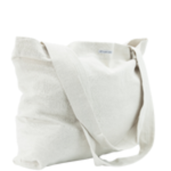 Linnen schoudertas Beige D.A.I.met naam