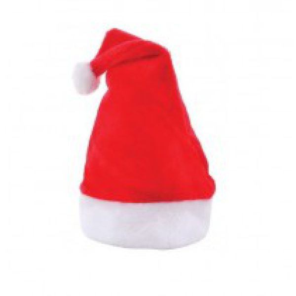 Kerstmuts Rood-Wit de Luxe