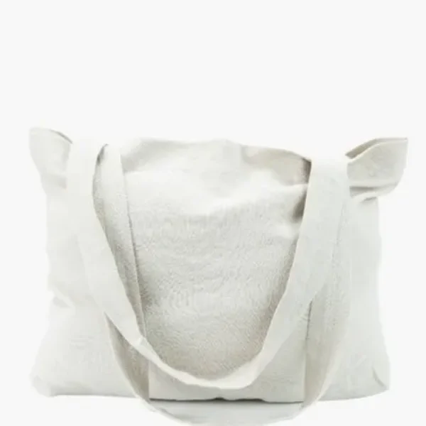 Linnen schoudertas Beige D.A.I.met naam