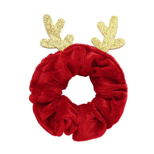 Scrunchie Kerst Rendier Rood