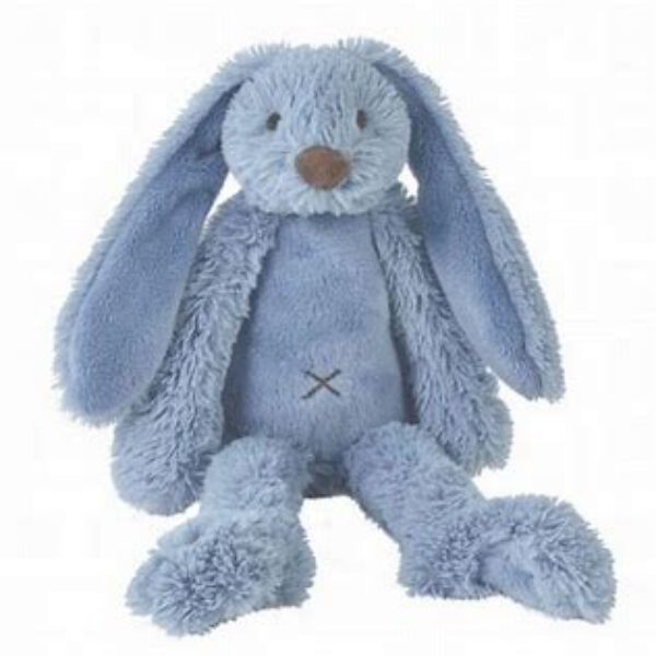 Happy Horse konijn Richie met naam Diep Blauw 28 cm