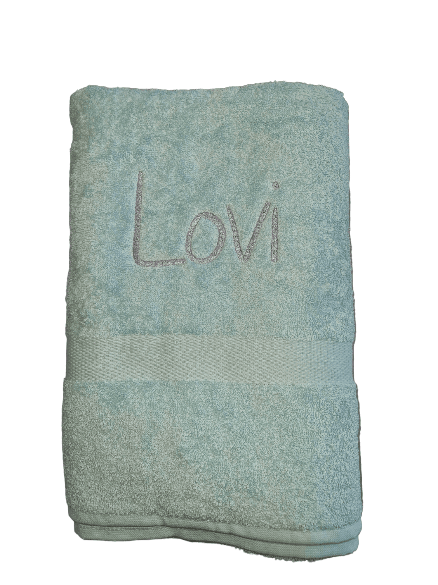 Handdoek met naam 100x200 cm - Afbeelding 2