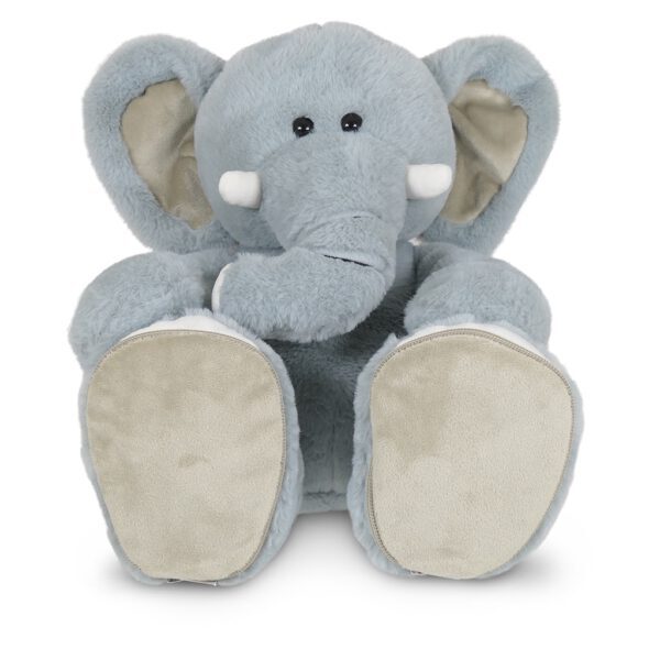 Olifant met naam met Afritsvoetjes,45 cm