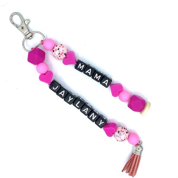 Sleutelhanger met naam Mama en Kind